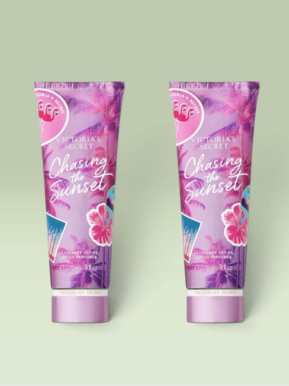 Victoria's Secret Chasing the Sunset Fragrance Lotion - Pink & Purple
